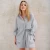 Import Casual Sleepwear Cotton Pajamas For Women Suit Turn-Down Collar Nine Quarter Sleeve Sleep Tops Shorts from China