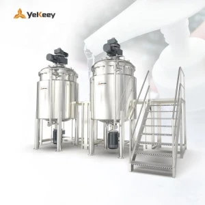 Wash Liquid Soap Making Machine Homogenizing Mixing Tank Cosmetic Cream Making Machine