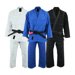 Martial Arts black Karate Uniform Customized 12 OZ Best Quality Black Karate uniform sets