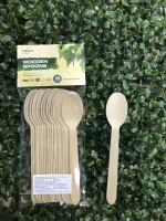 Retails Disposable wooden spoon 160mm made in Vietnam