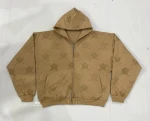 High Quality Custom Logo Women Zip Up Hoodie Fabric is PC cotton Breathable Hoodie