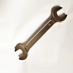 spark reistant tools aluminum bronze alloy double open ended wrench spanner