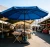 Import 2.4m Large Outdoor Shop Sun Umbrella, 45° Tilt Oxford Fabric Parasol from China