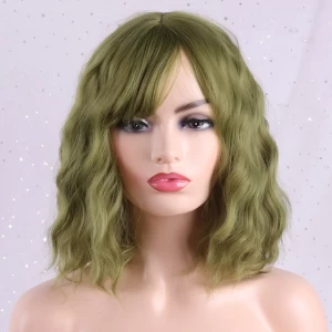 Synthetic short-haired wigs