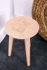 Small Wood Stool Wooden Foot Stool Chair Wooden Stool For Living Rooms