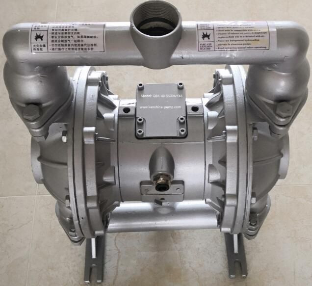 QBK-15 Cast Iron Double Diaphragm Pump | Air Operated, 12 GPM, 1/2" Ports, 115 PSI Max