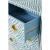 Import Optical Bone Inlay Blue Chest Of 6 Drawers from India