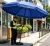 Import 2.4m Large Outdoor Shop Sun Umbrella, 45° Tilt Oxford Fabric Parasol from China