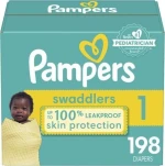 Pamperings-Swaddlers-Baby-All-Sizes-1--2--3--4--5--6-&-Huggies-Diapers