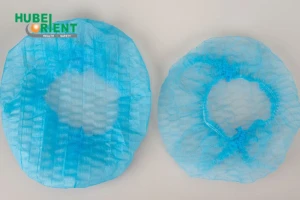 Green/Blue/White Disposable Soft Non-woven Bouffant Cap