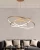 Import Modern gold finish led chandelier with 3 ring round led pendant chandelier for living room from China