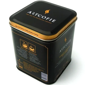 Square tin box,metal tin tea coffee box can cookie chocolate candy tin canister box container