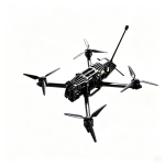 Fengren 10 Fiber Optic Version Heavy Lift FPV Quadcopter, 6S Long Endurance Payload Drone