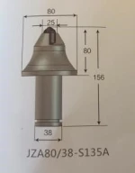 Road header Cone Pick JZA80/38-S135A