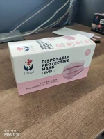 Pink 3ply disposable medical face mask Hot sale  surgical mask EN14683 CE