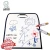 Import Portable Double-Sided Dry Erase Board with Handle for Children Learning from Taiwan