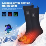 Electric battery long barrel warm rechargeable battery powered winter foot warmer winter heating socks
