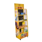 Chocolates or Seaweed pop up display stand/pop up shop display/pop floor display rack for snacks