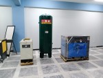 Screw Air Compressor 15KW with Dryer Unit, Line Filters, 600L Tank