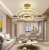 Import Modern gold finish led chandelier with 3 ring round led pendant chandelier for living room from China
