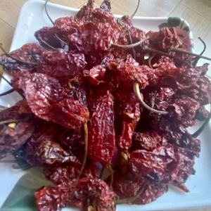 Smoked Dried Naga Bhut Jolokia with extraordinary heat