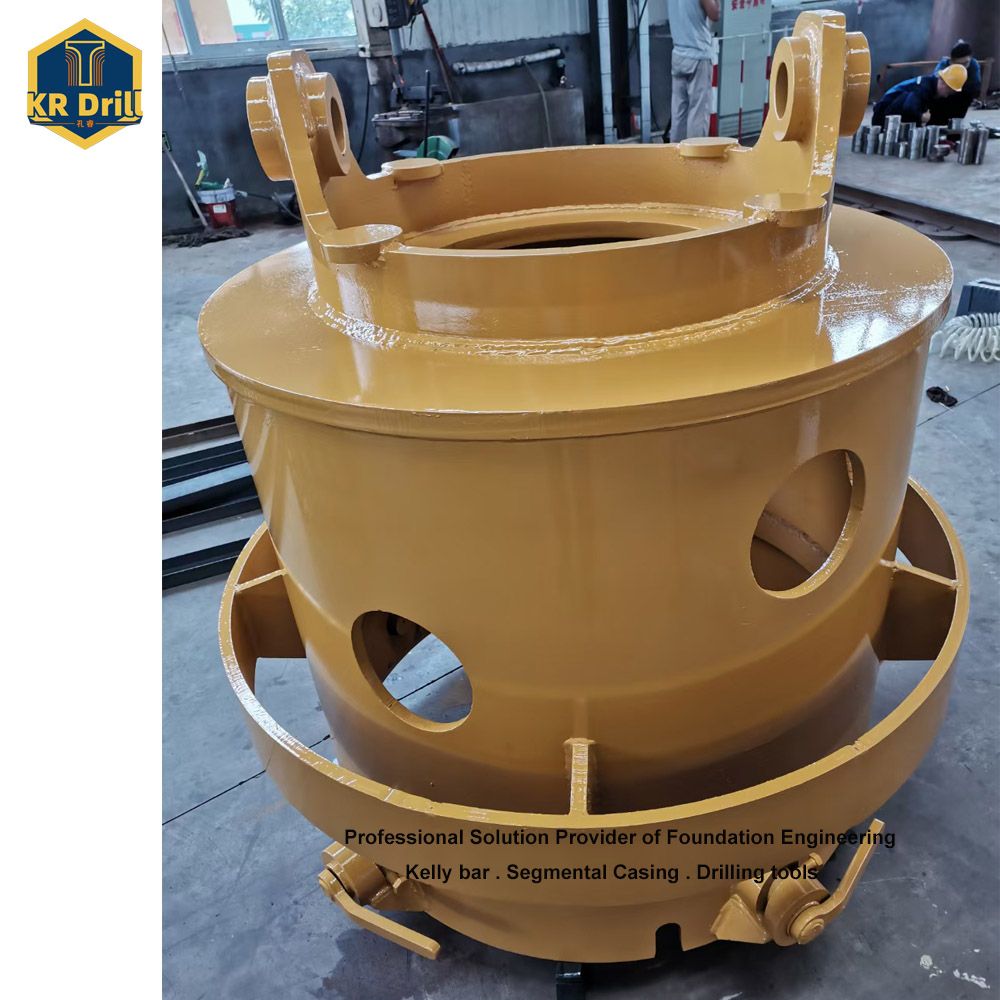 Buy Foundation Engineering Piling Machine Segmental Casing Double Wall ...