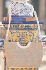 Women's Woven Straw Totes, Boho Macramé Fringe Handbags & Clutches - ZafTex