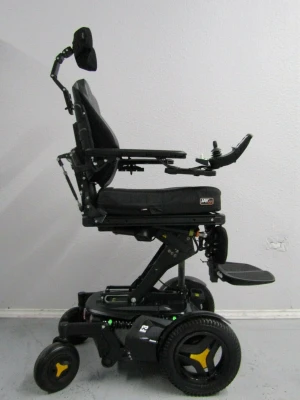 Power wheelchair, lock, lighting and 12-inch lift.