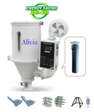 Energy Saving Industrial Plastic Scrap Drying Machine Hopper Dryer