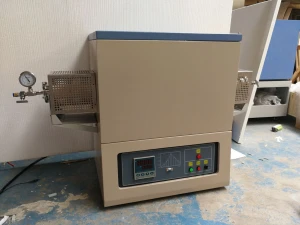 HT high quality 1700C atmosphere rotary tube furnace