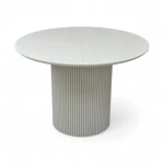 B-WOOD. Dining round folding table HPL