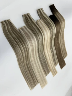 Ultra-thin genius weft no damage for fine hair