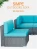 Import 7 Piece Garden Sofa Set from China