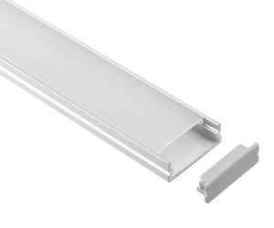 Slim Surface Mounted LED Profile Silver Color 30*10mm Aluminum