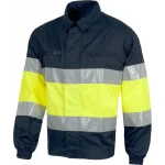 100% Cotton Reflective Jackets Men Workwear New Safety Work Jacket