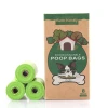 100% Ecofriendly 8 Rolls Per Box Cornstarch Compostable Corn Starch Pet Waste Biodegradable Dog Poop Bag