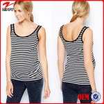 100% Pure Cotton Jersey Stripe Maternity Clothing