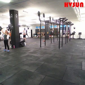1000mmx 1000mmx 20mm Gym/Crossfit Cheap Rubber Gym Flooring