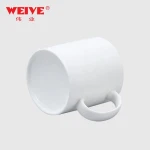 10oz blank white mugs coffee tea cups drinkware ceramic mugs with handle&A21540