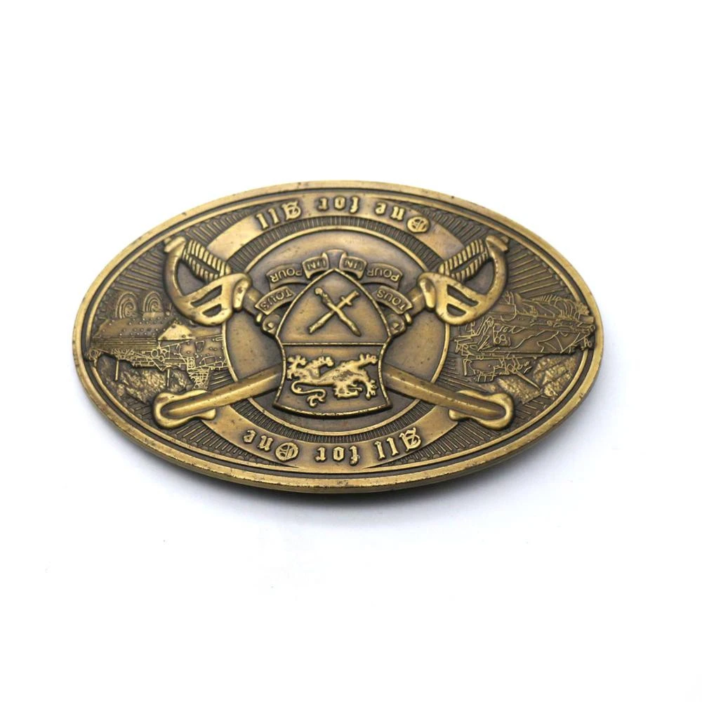 115 mm custom logo antique shoulder badge,pin bag Belt Buckle,solid copper tag metal hook bag buckle clip lock