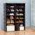 Import 12-Cube DIY Shoe Rack Modular Organizer Plastic Cabinet 6 Tier Shelving Bookcase Cabinet Closet from China