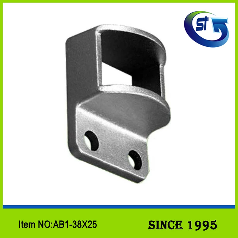 1/2 lugs Aluminum square pipe hanging bracket Fence accessory AB1D-38X25