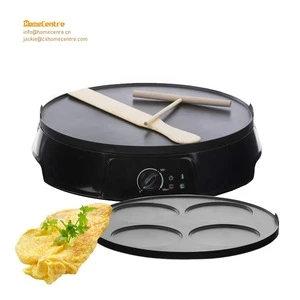 1200W  Crepe and Pancake Maker with Adjustable Temperature Control and detachable plate