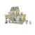 Import 124PCS garden building paper puzzle painting toy 3D DIY puzzle coloring kit from China
