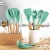 12Pcs Kitchen Utensil Set Silicone Cooking Utensils Non-stick Heat Resistant Silicon Cookware with Storage Bucket
