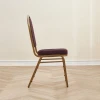 12pcs stacking high quality anti-crash hot square back banquet chair for hotel and dinning use