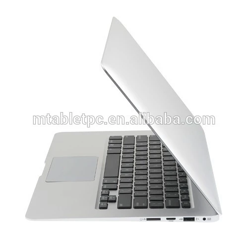 13.3inch Aluminium laptop notebook computer 4GB ram and 128GB SSD 6800mAh battery Intel I5 WIFI bluetooth
