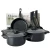 Import 13pcs cheap kitchen housewares iron non stick desini kitchen pots cookware sets from China