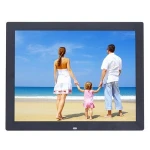 15 inch HD LED Screen Digital Photo Frame with Holder & Remote Control, Allwinner, Alarm Clock / MP3 / MP4 / Movie Player(Black)