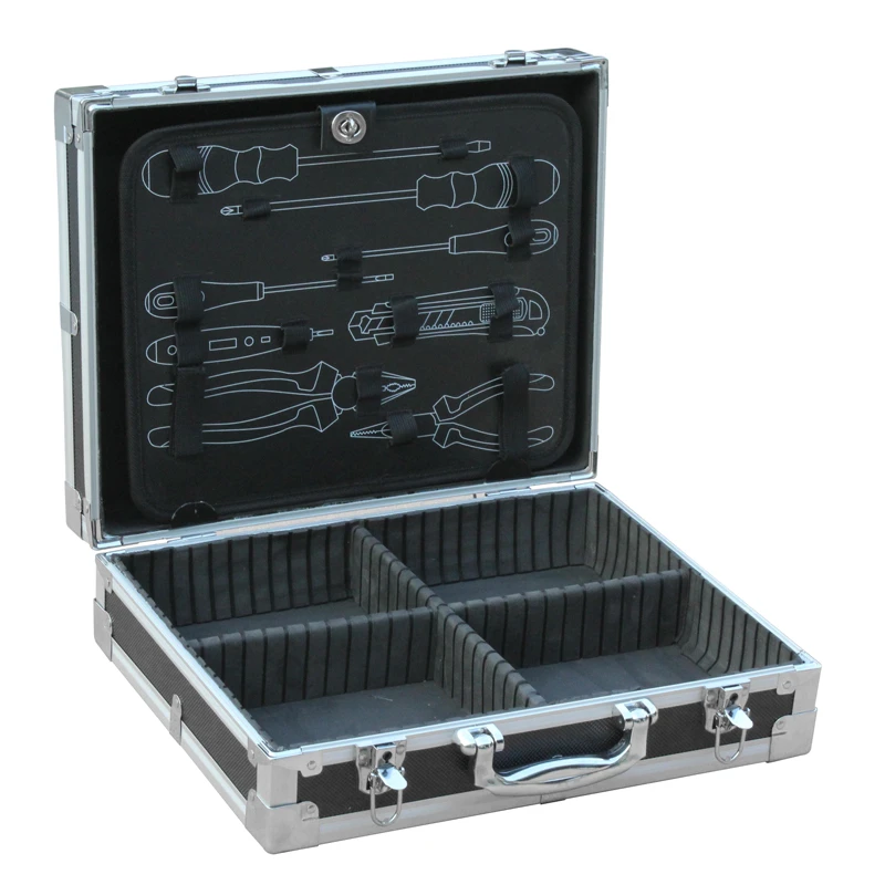 16 inch thicken aluminum portable hardware tool box